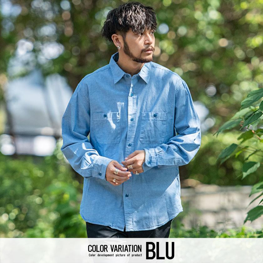 CavariA（キャバリア） カジュアルシャツ メンズ ブランド 長袖 日本製