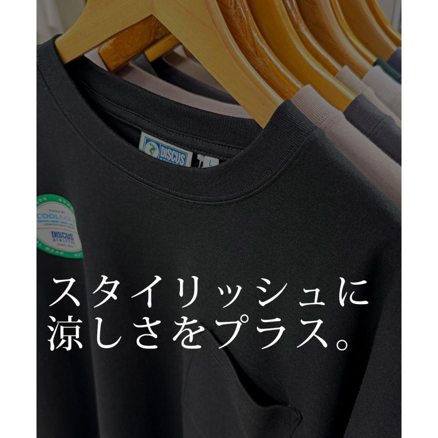DISCUS Tシャツ メンズ レディース ディスカス 半袖 綿 吸水速乾
