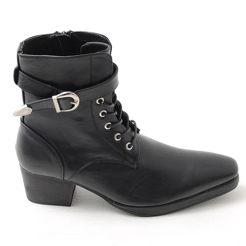 LOVEHUNTER（ラブハンター） ヒールブーツ メンズ レースアップブーツ