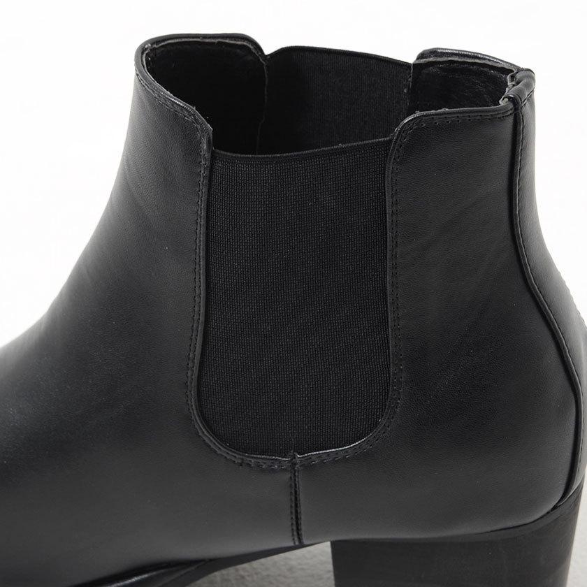 サイドゴアブーツ メンズ LOVE HUNTER ラブハンター ハイヒールサイドゴアストームブーツ 即日発送 靴 シューズ ヒールブーツ ブラック 黒 シンプル モード 合皮 フェイクレザー 秋 冬 [6833] LOVEHUNTER（ラブハンター） サイドゴアブーツ メンズ ハイヒール