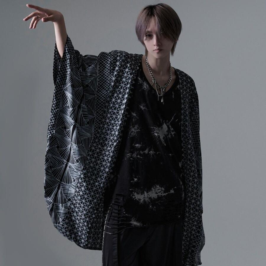 レオナール　白黒　薄手の羽織り　カンカン素材 LEONARD レオナール カーディガン カンカン素材 大きいサイズ LL