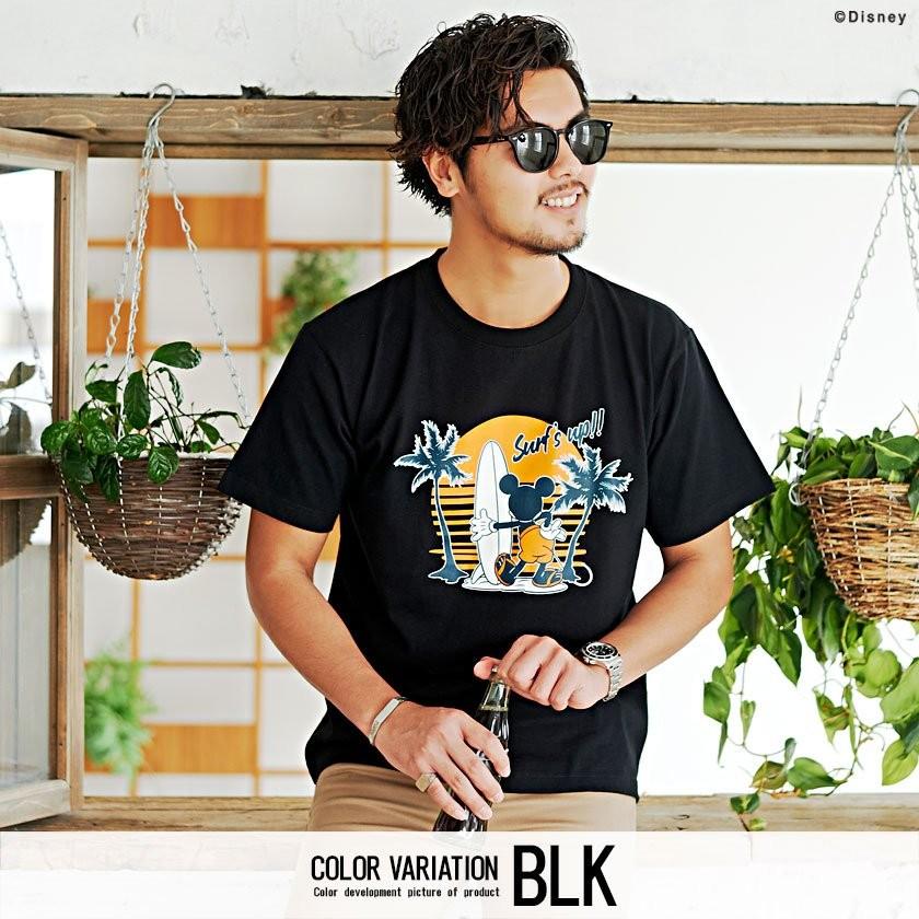 半袖tシャツ メンズ 別注 Disney ディズニー 別注サーフミッキープリントクルーネック半袖tシャツ 全2色 ユニセックス キャラt サーフ 黒 白 春 夏 90 シルバーバレット 通販 Yahoo ショッピング