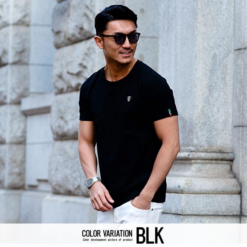 半袖tシャツ メンズ Tシャツ 白t トップス バックプリント インナー シンプル イタリアンカラー プリント 細身 伸縮 きれいめ カジュアル 大人 春 夏 Viola 1312 シルバーバレット 通販 Yahoo ショッピング