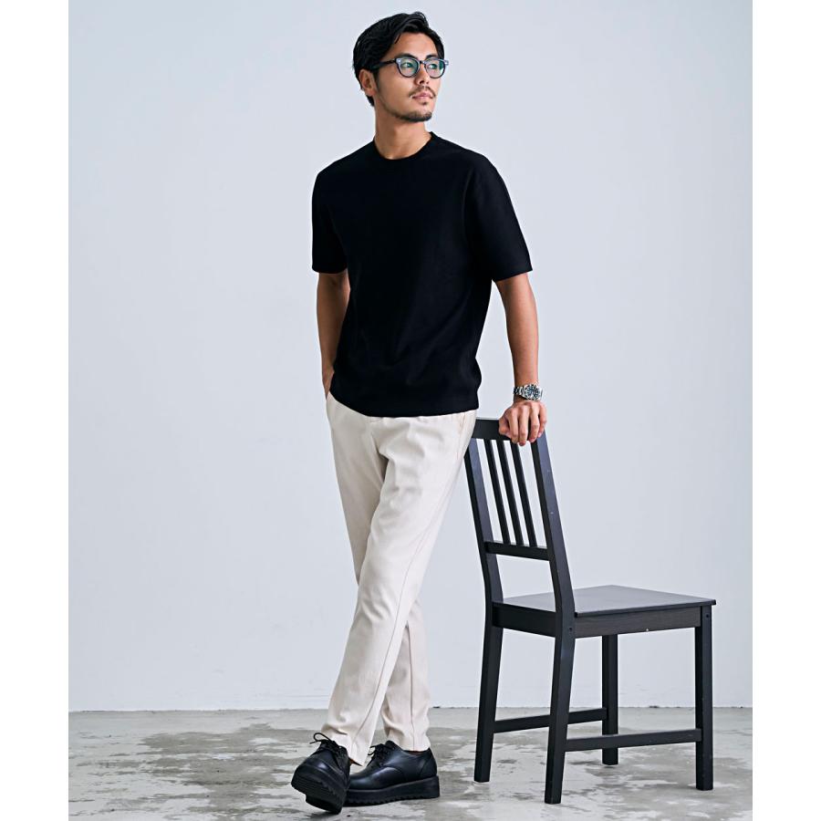 BENUSTA（ベヌスタ） ニット Tシャツ メンズ 半袖 厚手 大きいサイズ