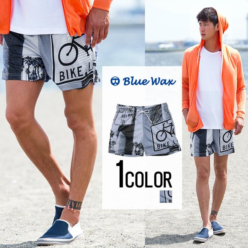 VEATM サーフパンツ 青白 カラーブロック COLOR BLOCKING SURF SHORTS