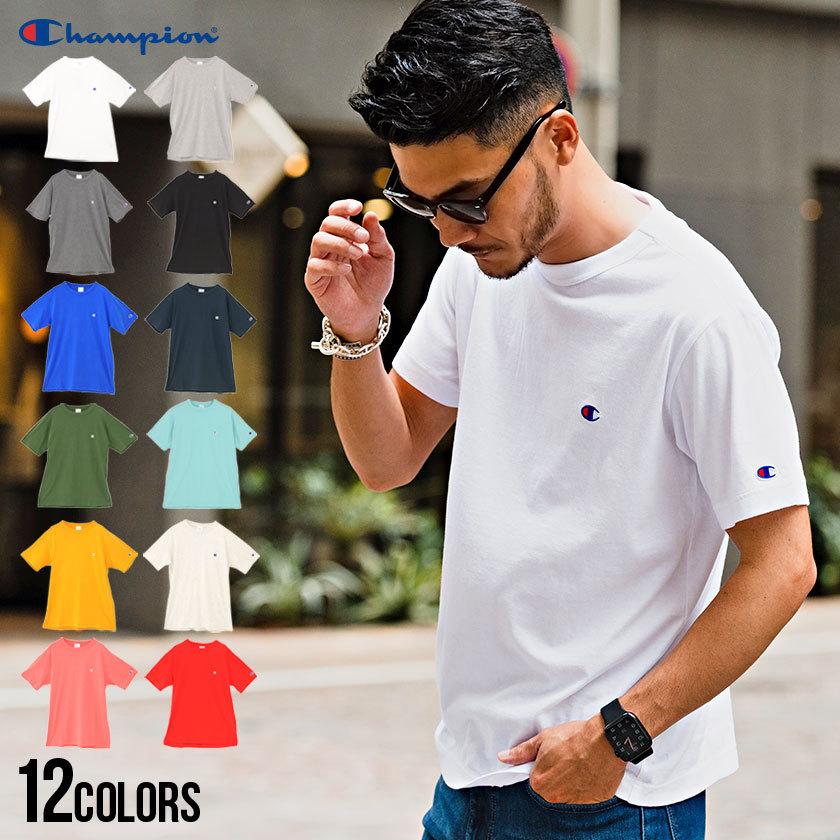 Champion チャンピオン Tシャツ メンズ 半袖 クルーネック ユニ