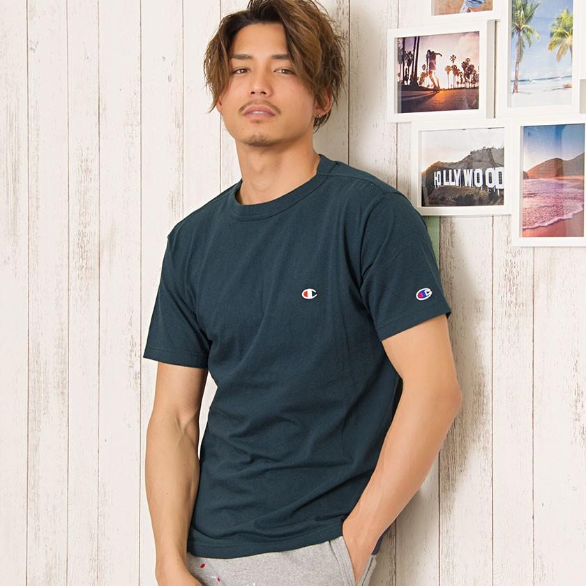 Champion チャンピオン Tシャツ メンズ 半袖 クルーネック ユニ