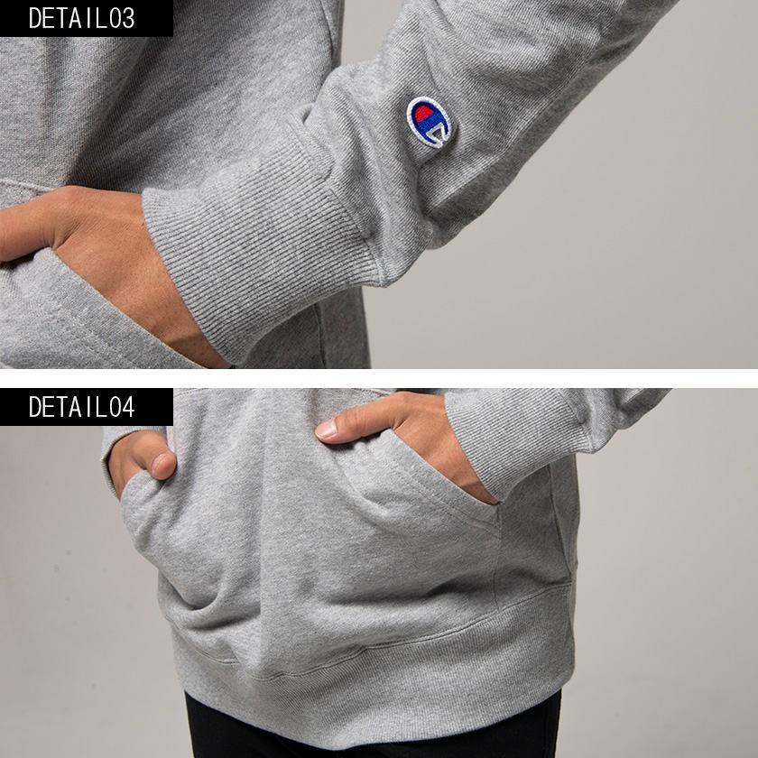 パーカー フーディー メンズ Champion チャンピオン Cロゴ刺繍裏毛スウェットプルオーバーパーカー/全6色 M L ホワイト グレー ブラック ネイビー 秋 冬 | Champion | 20