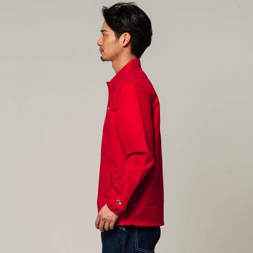 コーチジャケット メンズ Champion チャンピオン COACH JACKET/全3色 アウター ブルゾン M L ブラック ネイビー レッド 春｜silverbulletxfuga｜11