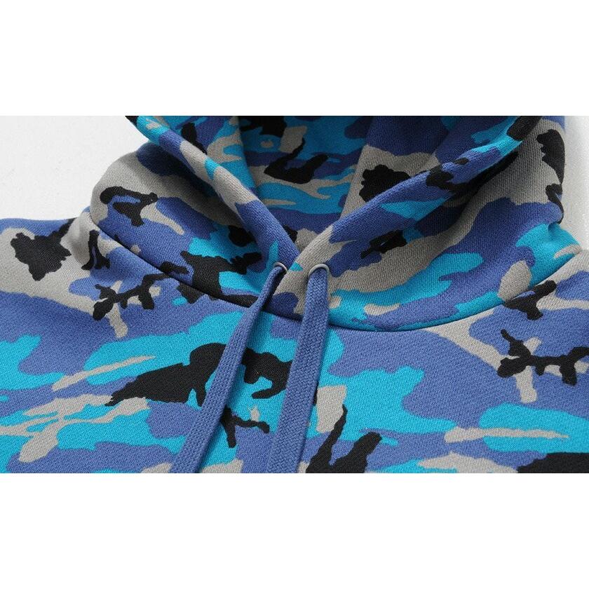 COLIMBO リバーシブルカモフラージュパーカー Lサイズ Champion パーカー メンズ プルパーカー チャンピオン カモフラージュ