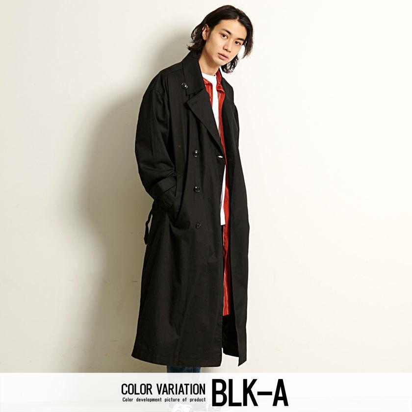 トレンチコート メンズ オーバーサイズ スプリングコート ブランド カジュアル 無地 薄手 シンプル きれいめ ステンカラー ビジネス Cavaria 春 秋 Cab22 03 シルバーバレット 通販 Yahoo ショッピング