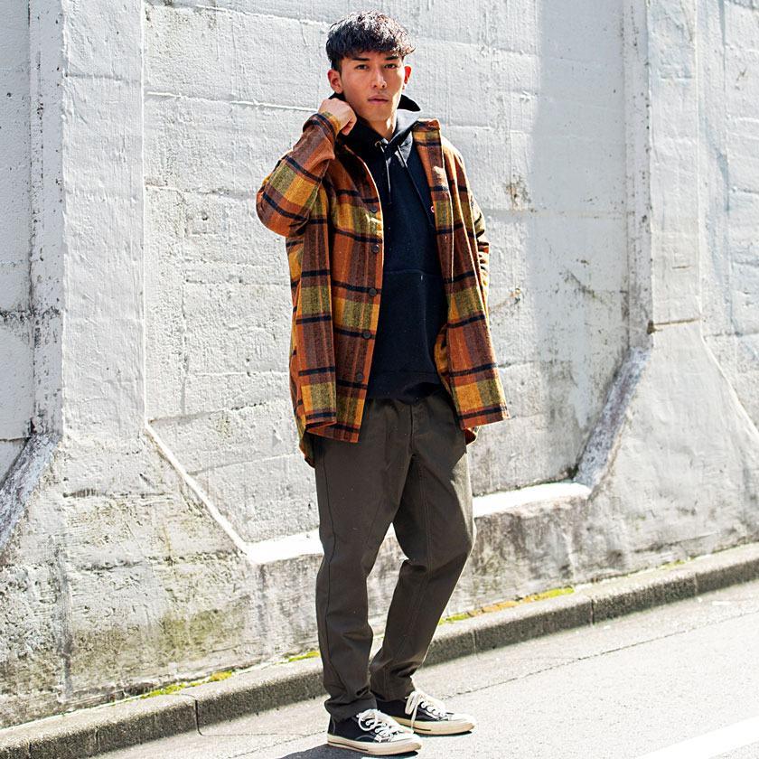 CavariA ネルシャツ メンズ ブランド 大きいサイズ チェック