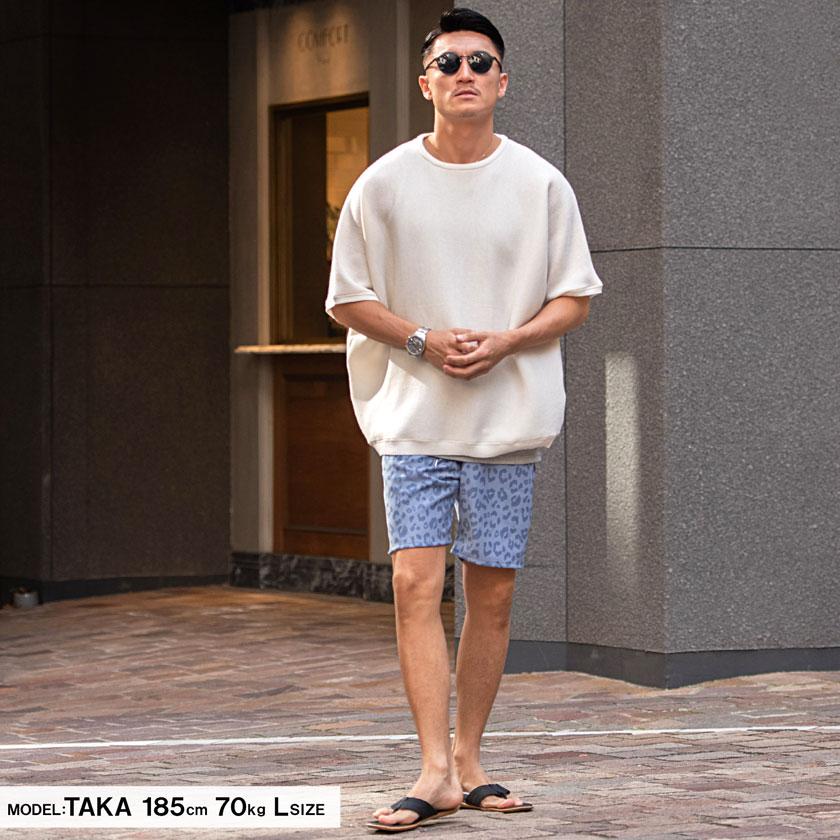 CavariA ハーフパンツ メンズ ショートパンツ 短パン 膝上