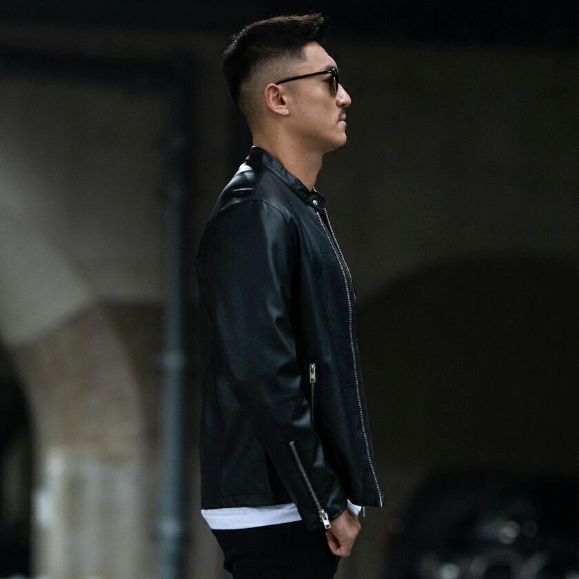 SILVER BULLET 『CavariA/キャバリア』牛革襟付きライダース SILVER BULLET｜CavariA WライダースJKT | Rakuten Fashion(楽天