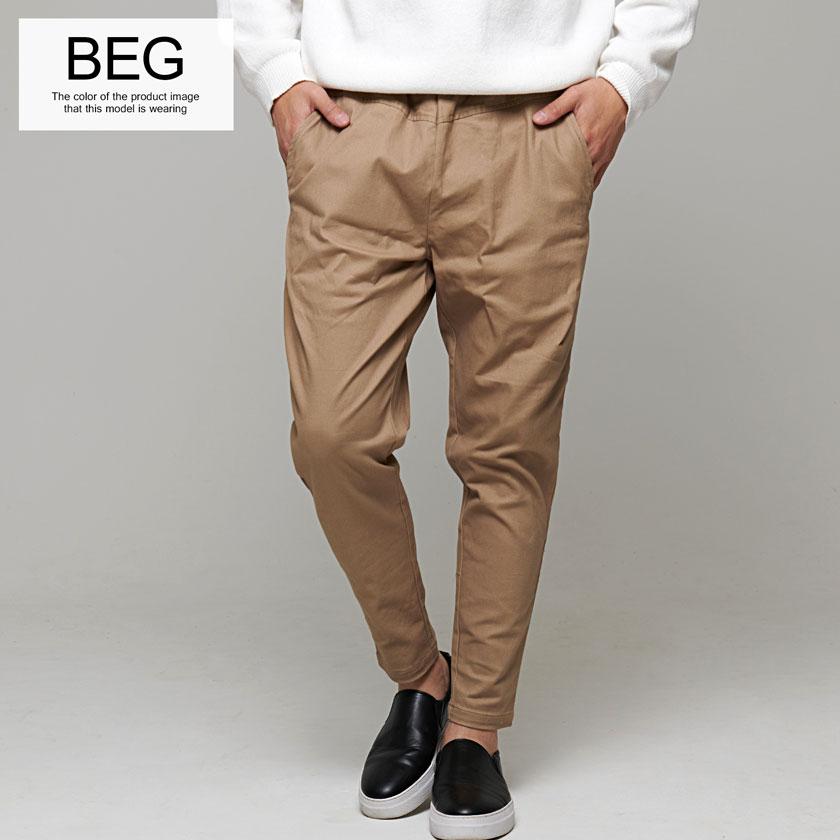 CavariA（キャバリア） テーパードパンツ メンズ 太め ワイド チノパン