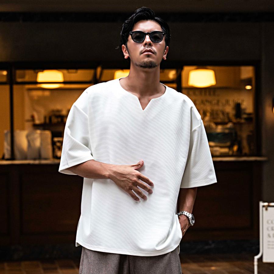 CavariA（キャバリア） Tシャツ メンズ 半袖 5分袖 ブランド 無地 速乾
