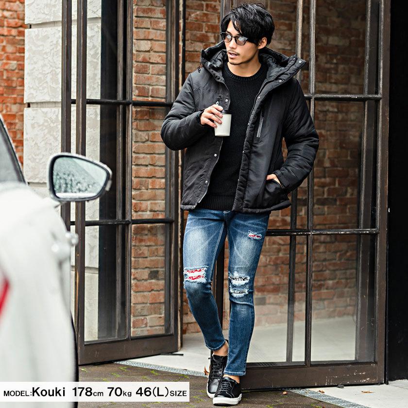 CavariA（キャバリア） 中綿ジャケット メンズ ブルゾン ダウン