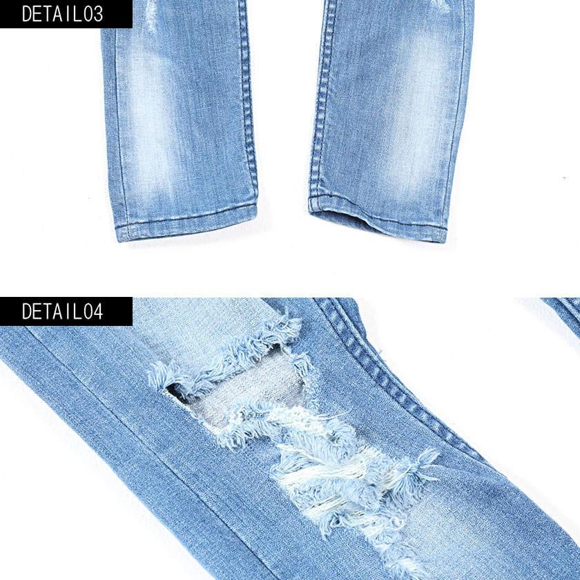 デニムパンツ メンズ スキニー Cavaria キャバリア ハードダメージブリーチ加工デニムパンツ 全2色 細身 タイト クラッシュ ストレッチ春 Cak19 01 シルバーバレット 通販 Yahoo ショッピング