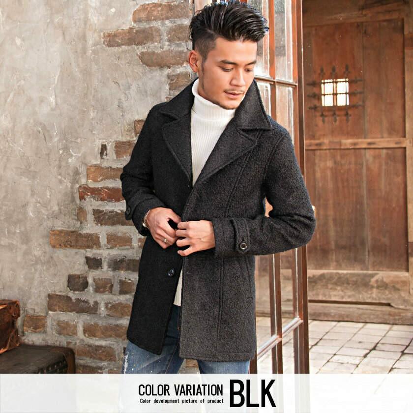 ゴスタールジフーガ ダウン メルトン Pコート メンズ ピーコート ふるさと割