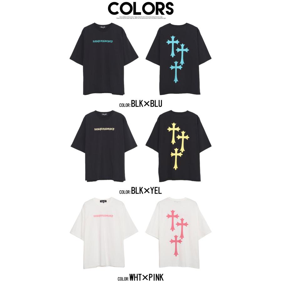 CavariA（キャバリア） Tシャツ メンズ 半袖 ブランド クロス 十字架