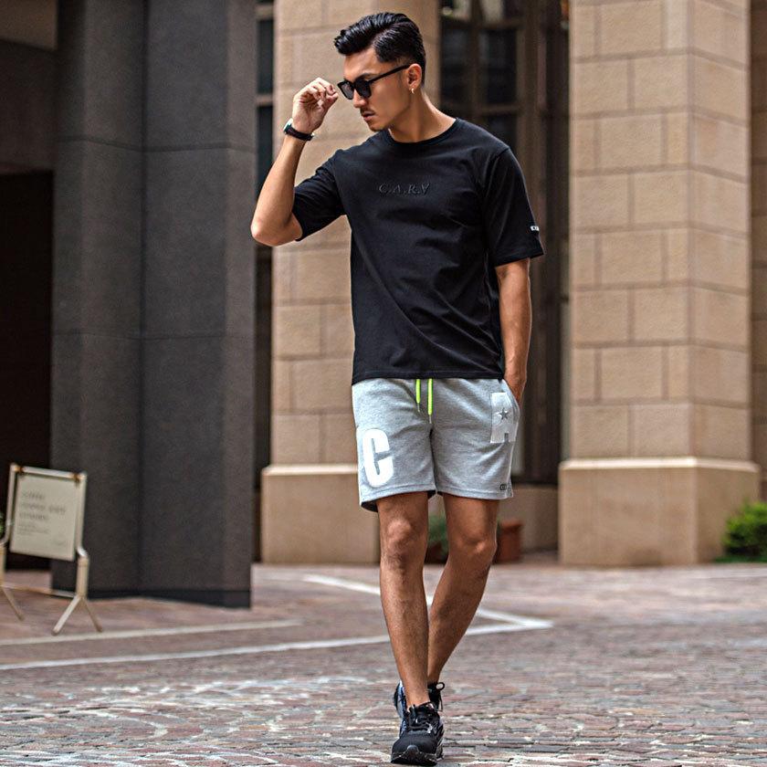 ハーフパンツ メンズ 膝上 ショートパンツ 半ズボン フェルト ストレッチ ラグスポ ストリート系 ファッション Cavaria C V R A 夏 Care21 12 シルバーバレット 通販 Yahoo ショッピング