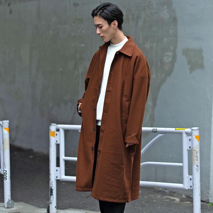 バーバリー】ステンカラーコート カシミア M 着丈102 ブラウン 楽天