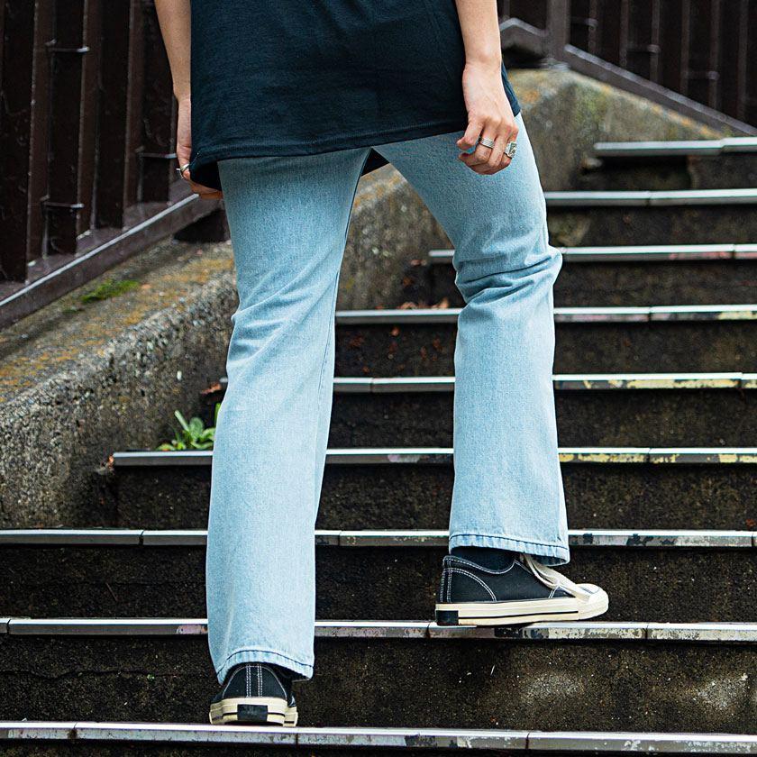 CavariA（キャバリア） デニムパンツ メンズ ブランド フレア ブーツ 