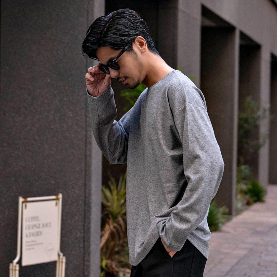 CavariA ロンT メンズ ブランド 長袖 Tシャツ 無地 インナー CavariA ロンT メンズ ブランド 長袖 Tシャツ 無地 インナー