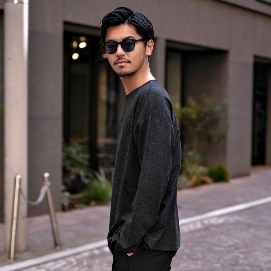 CavariA（キャバリア） ロンT メンズ ブランド 長袖 Tシャツ 無地
