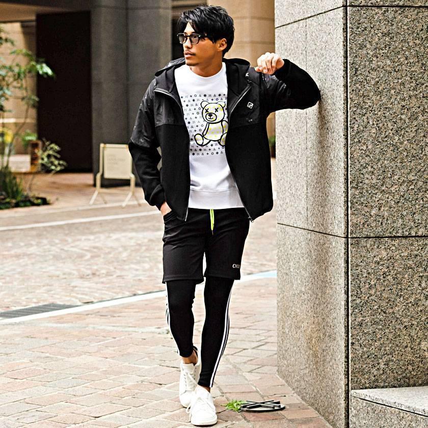 スポーツ レギンス スパッツ メンズ サイドライン フィットネスウェア ランニングスパッツ ストレッチ 黒 インナー Cavaria 春 夏 21 Carm21 01 シルバーバレット 通販 Yahoo ショッピング