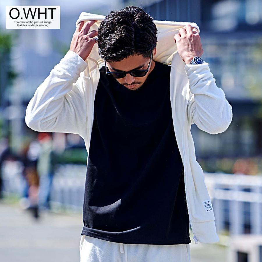 美品 CavariA 青色 サマーパイルパーカー キャバリア 44 M 海水浴 CavariA パーカー メンズ 接触冷感 夏 ブランド 長袖 サマー