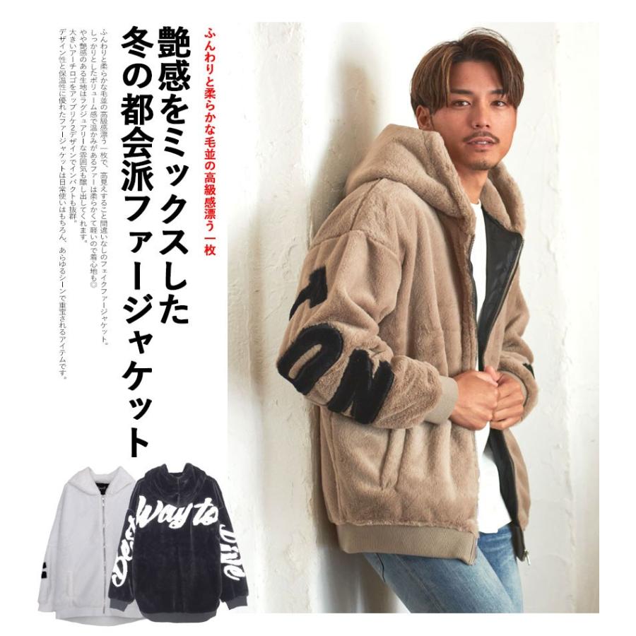 CavariA ファーパーカー メンズ 厚手 長袖 大きいサイズ CavariA ファーパーカー メンズ 厚手 長袖 大きいサイズ