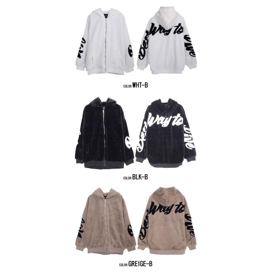 CavariA ファーパーカー メンズ 厚手 長袖 大きいサイズ