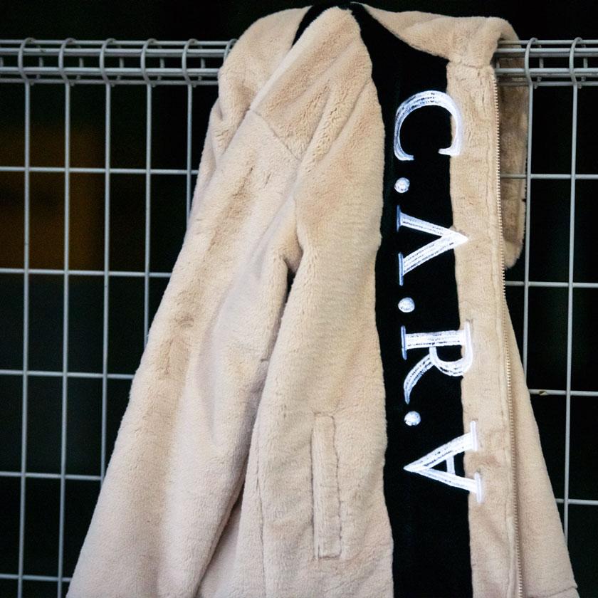 ファーパーカー メンズ ブランド おしゃれ アウター ファージャケット ブルゾン ジップ 暖かい 刺繍 秋 冬 C.V.R.A CavariA 30代 40代 50代 ファッション｜silverbulletxfuga｜15