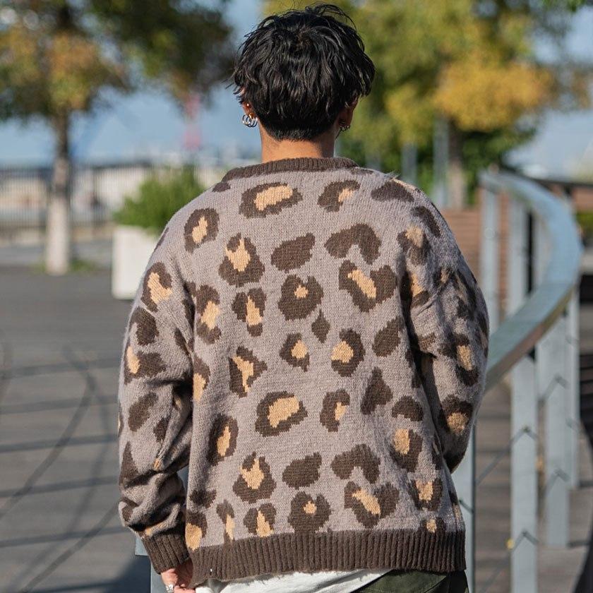 CavariA（キャバリア） モヘア ニット メンズ セーター 長袖 ブランド