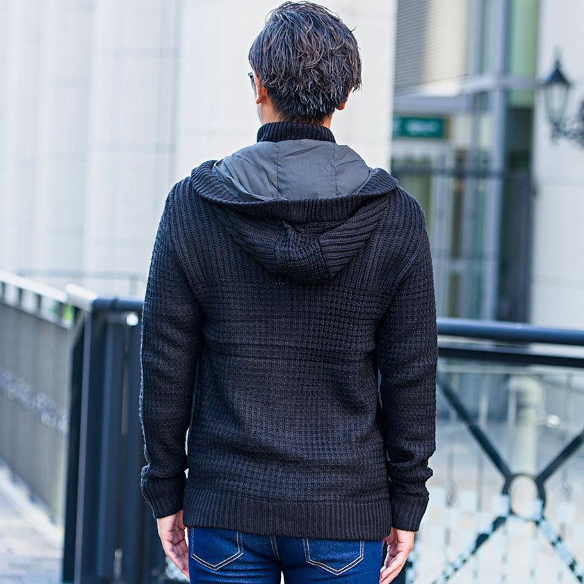 ダッフルコート メンズ コート Cavaria キャバリア 3g中綿切替ニットダッフルコート 全4色 中綿コート きれいめ M L Xl 秋 冬 Cast19 136 シルバーバレット 通販 Yahoo ショッピング