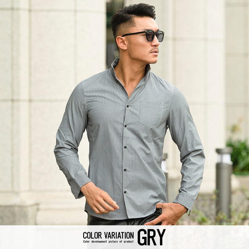 長袖シャツ メンズ カジュアルシャツ 細身 タイト 白シャツ インナー カジュアルシャツ イタリアンカラー 白 黒 M L Xl Cavaria 秋 冬 Cast21 53 シルバーバレット 通販 Yahoo ショッピング