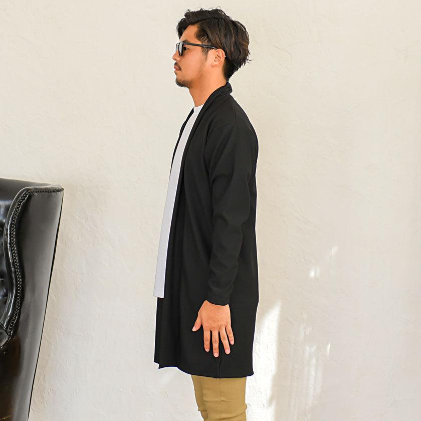 カーディガン メンズ ブランド おしゃれ 長袖 トップス 羽織り ガウン ショール ロング丈 無地 細身 M L Xl Cavaria 秋 冬 代 30代 40代 メンズファッション Cast21 60 シルバーバレット 通販 Yahoo ショッピング