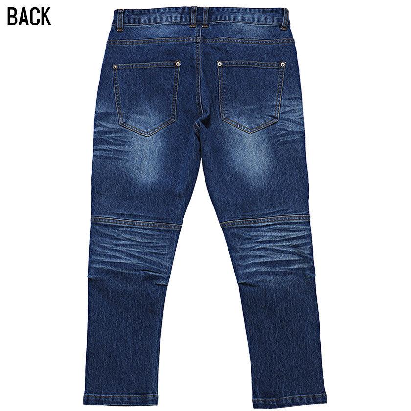 CavariA デニムパンツ メンズ クロップドパンツ ジーンズ Gパン CavariA デニムパンツ メンズ クロップドパンツ ジーンズ Gパン