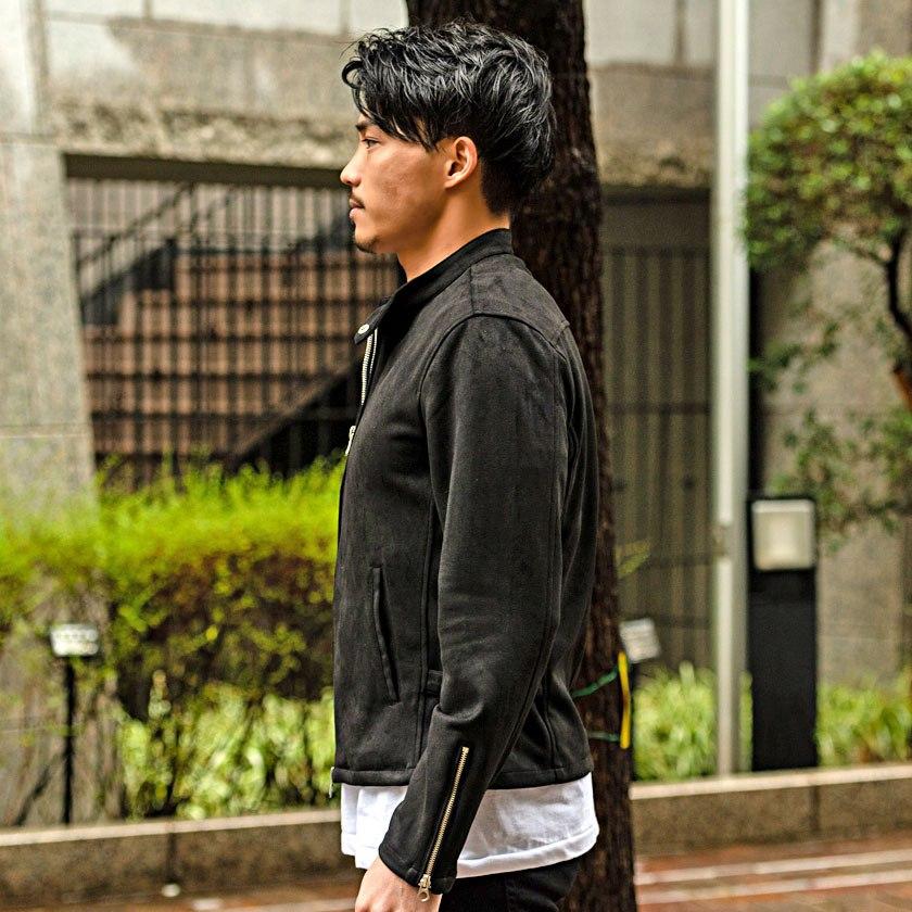 CavariA ライダース ジャケット メンズ シングル スエード CavariA ライダース ジャケット メンズ シングル スエード