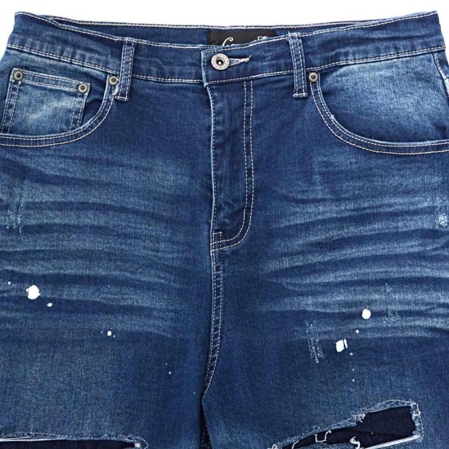 CavariA（キャバリア） デニムパンツ メンズ サルエル ワイド