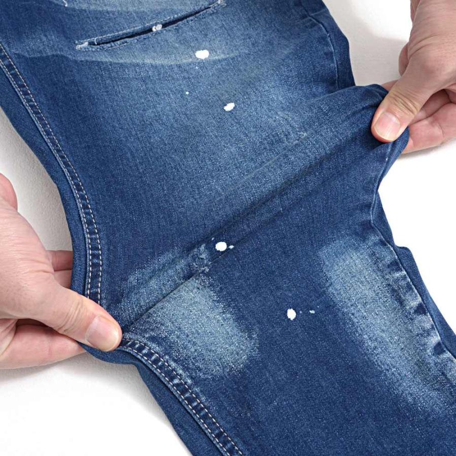CavariA（キャバリア） デニムパンツ メンズ サルエル ワイド