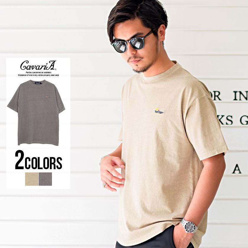 半袖tシャツ メンズ Cavaria キャバリア ピグメントサーフtシャツ 全2色 クルーネック ベージュ ブラック 黒 カジュアル M L 春 夏 21 Cawi 29 シルバーバレット 通販 Yahoo ショッピング
