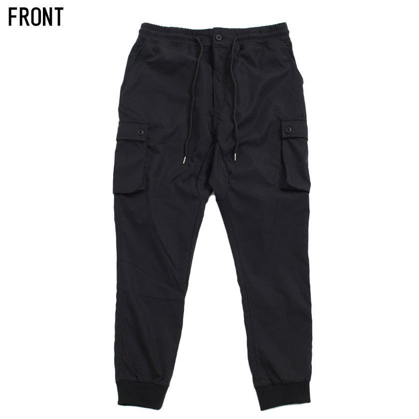 B/ 4way strech カーゴサルエルパンツ CavariA サルエルパンツ メンズ ジョガーパンツ カーゴパンツ