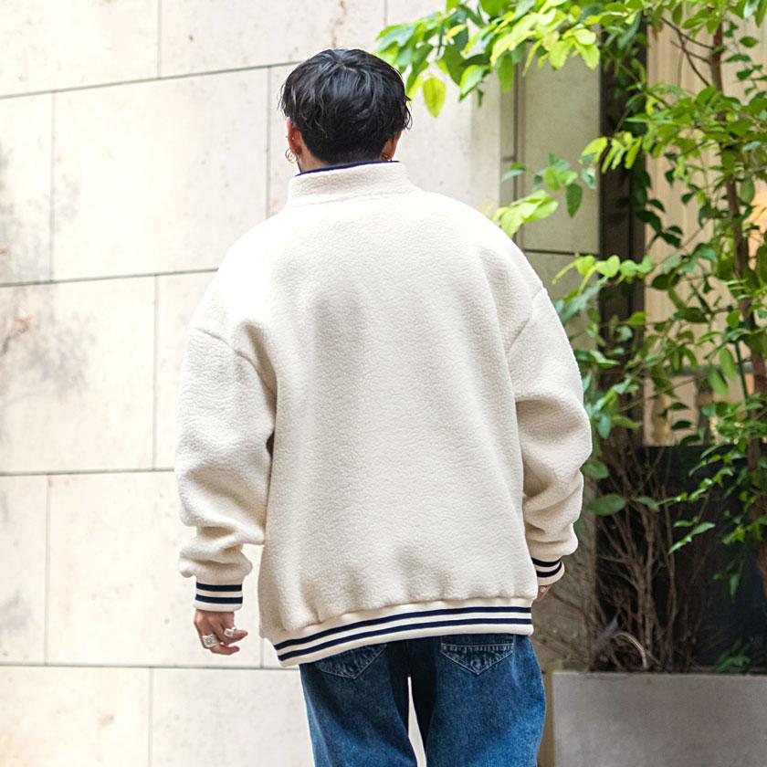 CavariA フリース トレーナー メンズ ブランド 大きいサイズ