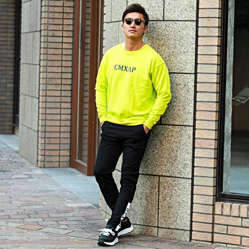 スニーカー メンズ ローカット 靴 シューズ おしゃれ カジュアル ストリート 蛍光色 ブラック ホワイト 白 黒 Cle 601 シルバーバレット 通販 Yahoo ショッピング