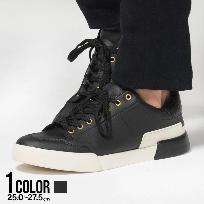 スニーカー メンズ 黒 ローカット ヒールカウンター モノクロ デザインヒール カウンターレースアップ ローカットスニーカー Sb Select Ctbu0 シルバーバレット 通販 Yahoo ショッピング