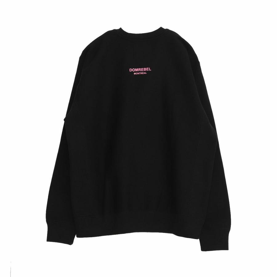トレーナー メンズ ブランド プリント スウェット プルオーバー 男女兼用 大きいサイズ 黒 DOMREBEL トップス 爆買_8