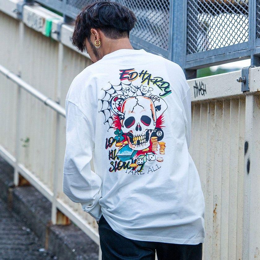 Ed Hardy（エド・ハーディー） 長袖Tシャツ メンズ ブランド おしゃれ