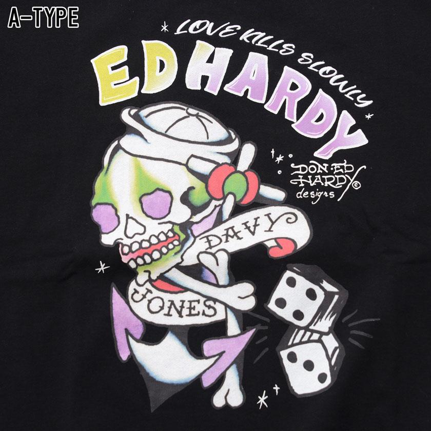 Ed Hardy（エド・ハーディー） トレーナー メンズ 裏毛 スウェット